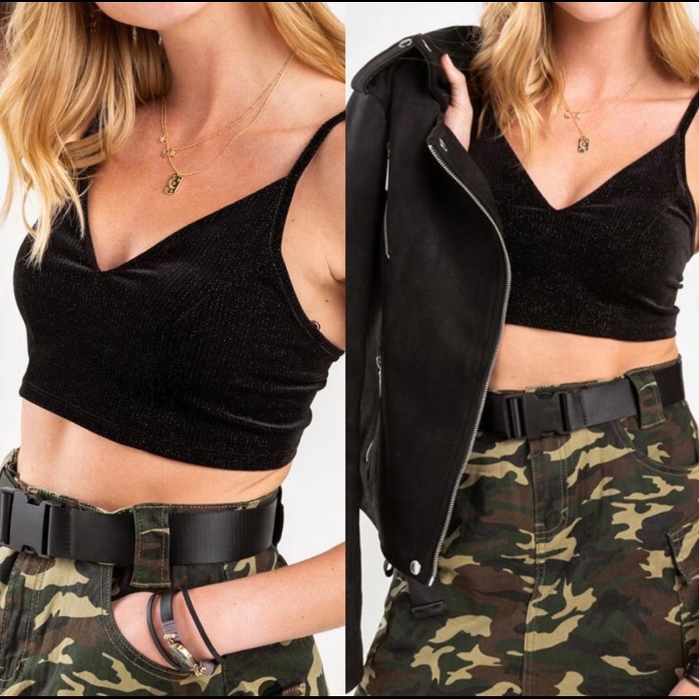 Francesca’s Velvet Bralette